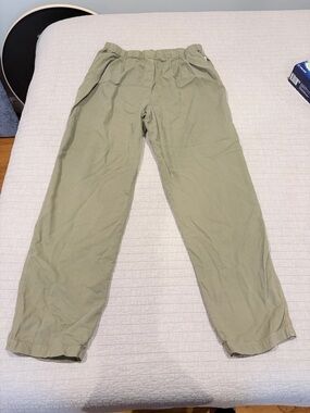 Vintage Democracy USA Tencel Pants XL Neutral Pull-On Elastic Waist